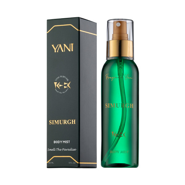 بادی میست زنانه عطر یانی مدل سیمرغ با رایحه ملایم حجم 150 میلیلیتر