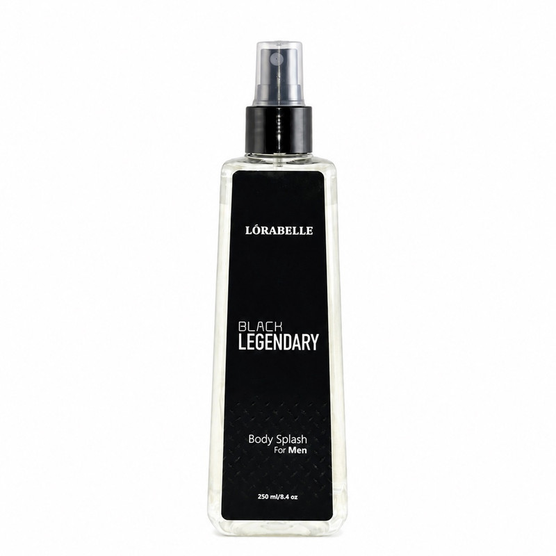 بادی اسپلش لورابل مدل Black legendary بلک لجندری حجم 250 میلی‌لیتر با رایحه تلخ و ماندگاری متوسط