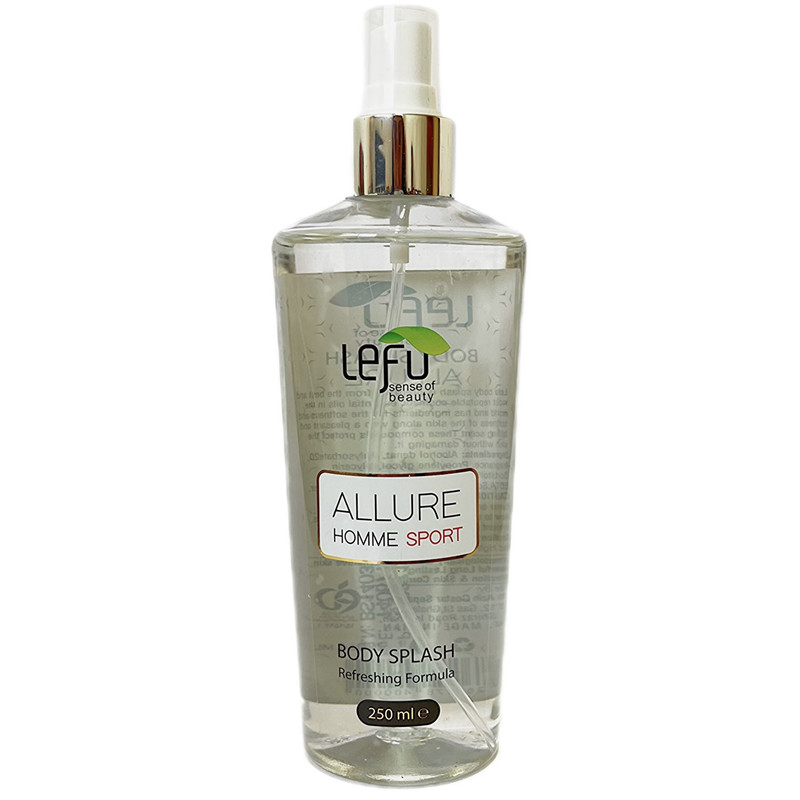 بادی اسپلش مردانه لفو مدل ALLURE HOMME SPORT حجم 250 میلیلیتر