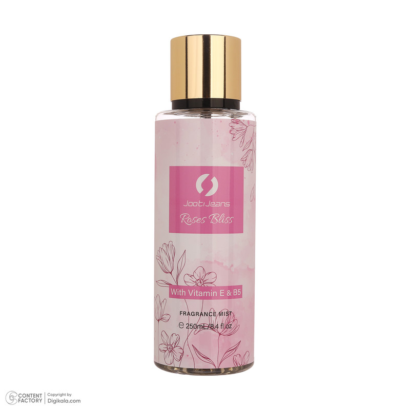 بادی میست زنانه جوتی جینز مدل Roses Bliss حجم 250 میلیلیتر