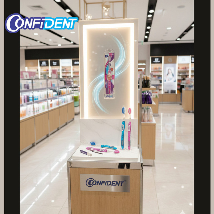 مسواک کانفیدنت مدل Shine Bristeles مجموعه 2 عددی با برس نرم