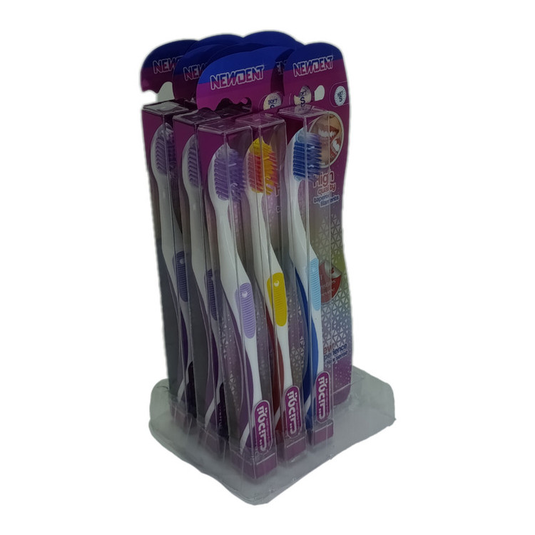 مسواک نیودنت مدل CT-Bristles با برس نرم بسته 9 عددی