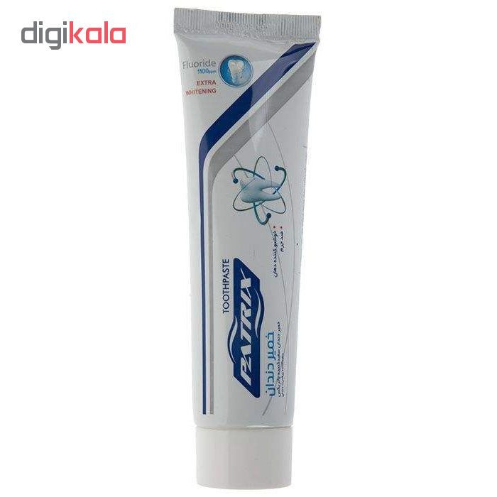 مسواک و خمیر دندان پاتریکس مدل EXTRA WHITENING