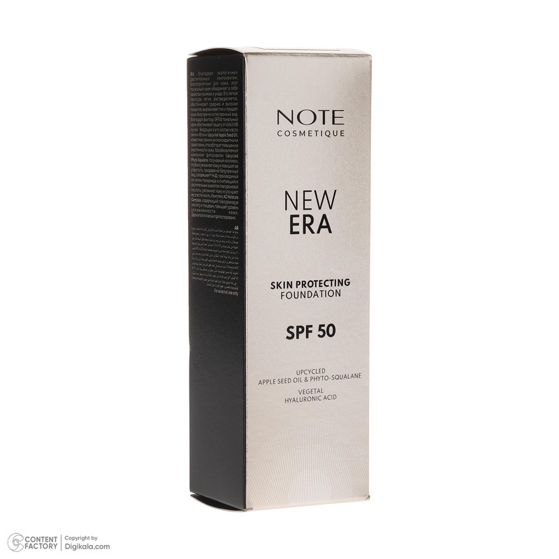 کرم پودر مایع SPF 50 نوت مدل NEW ERA شماره 140 مناسب برای انواع پوست حجم 30 میلیلیتر