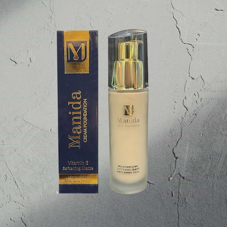 کرم پودر مانیدا مدل ANTI SHINE شماره 105 حجم 35 میلی لیتر