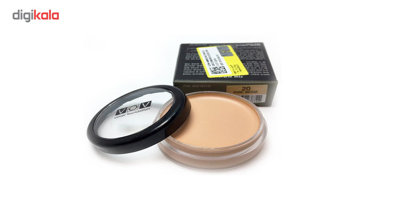 کرم پودر وو مدل PINK BEIGE شماره 20