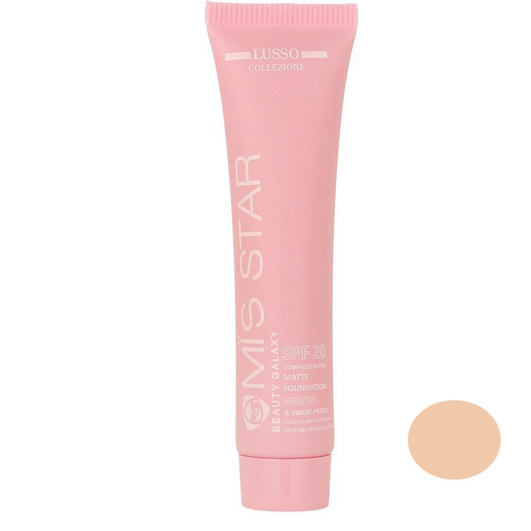 کرم پودر مایع میستار مدل BEAUTY GALAXY شماره 301 مناسب برای انواع پوست حجم 40 میلیلیتر