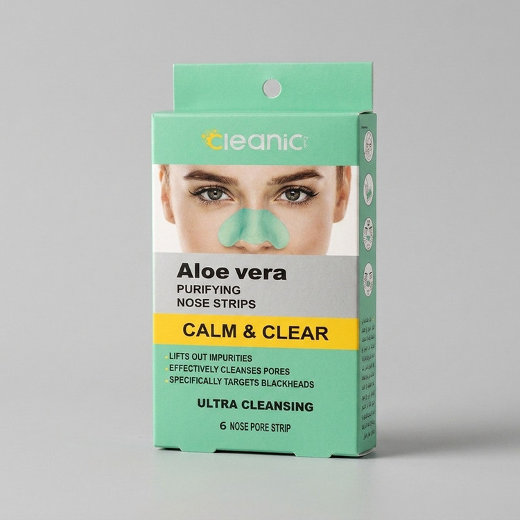 چسب پاک کننده بینی کلینیک کیندی مدل ALOE VERA بسته 6 عددی