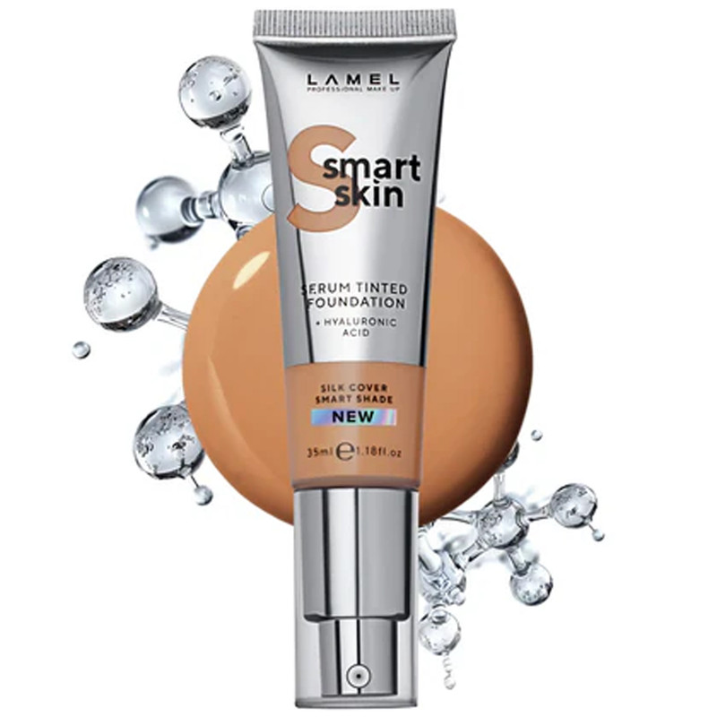 کرم پودر مایع لامل مدل Smart Skin شماره 408 حجم 35 میلیلیتر