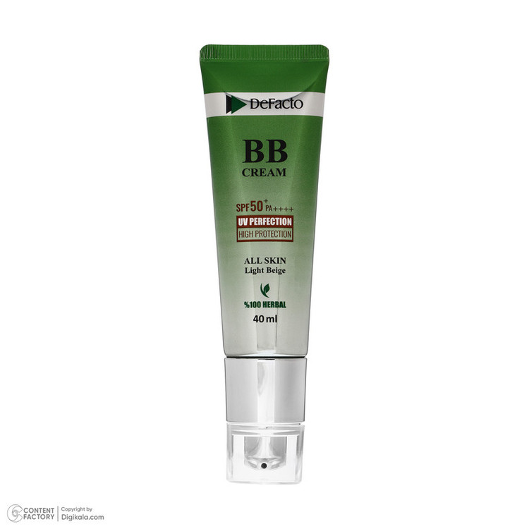 کرم پودر BB مایع SPF 50 دیفکتو مدل professional شماره 1 مناسب برای انواع پوست حجم 40 میلیلیتر