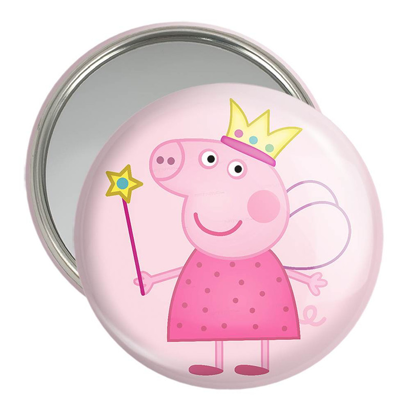 آینه جیبی خندالو مدل پپا انیمه پپاپیک Peppa pig  کد 22065