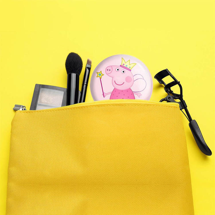 آینه جیبی خندالو مدل پپا انیمه پپاپیک Peppa pig کد 22065