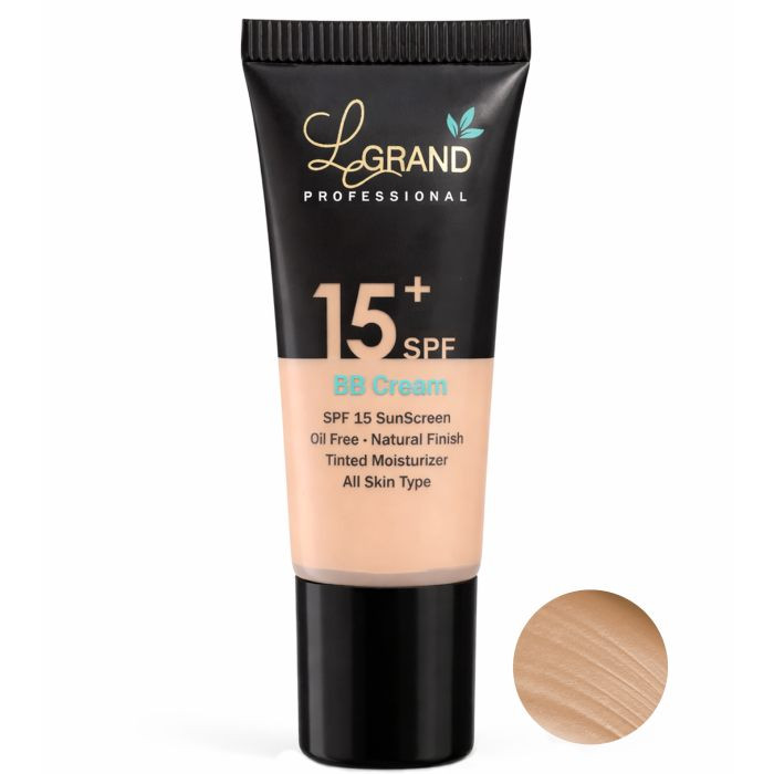 کرم پودر BB لگراند spf 15 مدل professional  شماره 904 مناسب انواع پوست حجم 20 میلی‌لیتر