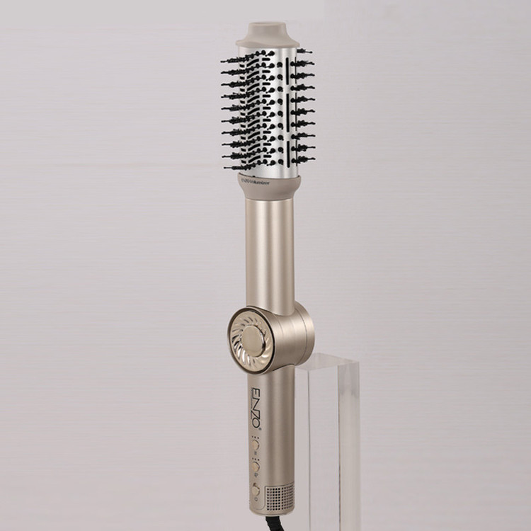 سشوار حرفهای برسدار انزو پروفیشینال مدل EN-6208 با توان 1500 وات، موتور BLDC، تنظیم دما و سرعت سه حالته، 8 سری متنوع برای حالتدهی، فرکردن، صاف کردن و حجمدهندگی، خشککنندگی قوی و کاهش وز مو
