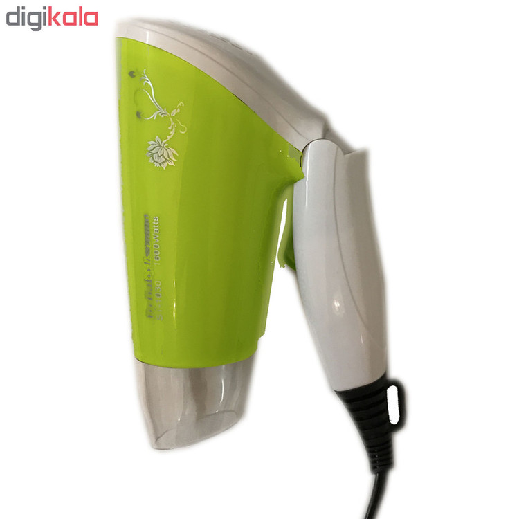 سشوار مسافرتی مدل ST1030_W1600 با توان 1600 وات، تنظیم دما در دو حالت، سرعت یک سرعته، موتور AC، وزن 250 گرم و سری صافکننده