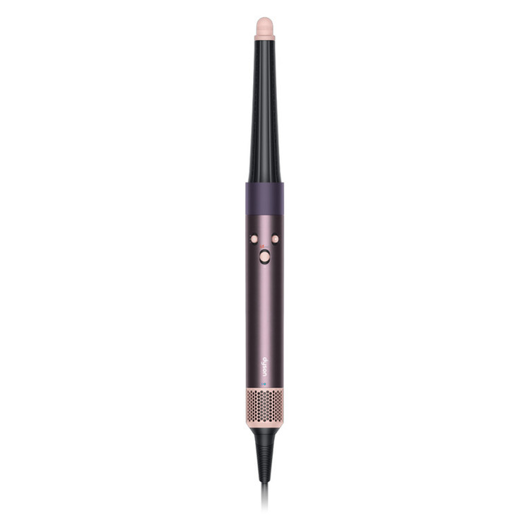 سشوار برسدار حالتدهنده 1300 وات دایسون مدل Airwrap id HS08 Straight+Wavy، موتور BLDC، وزن 630 گرم، دارای سری شانهدار، سری برسدار گرد پهن، کیف نگهدارنده، خشککن ملایم، متمرکزکننده باریک، متمرکزکننده پهن با ویژگی فرکنندگی، صافکنندگی، حجمدهندگی