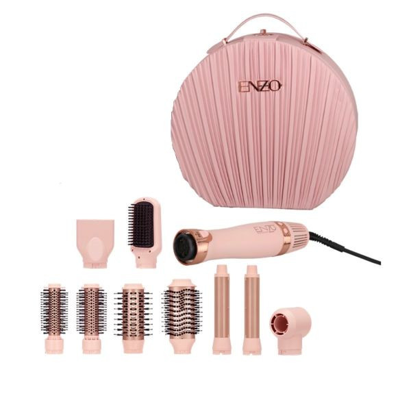 ست سشوار برسدار حالت دهنده حرفه ایی 1200 وات انزو پروفیشینال مدل EN-509 باکس صدفی