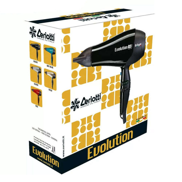 سشوار حرفهای 2500 وات سریوتی مدل Evolution BLDC