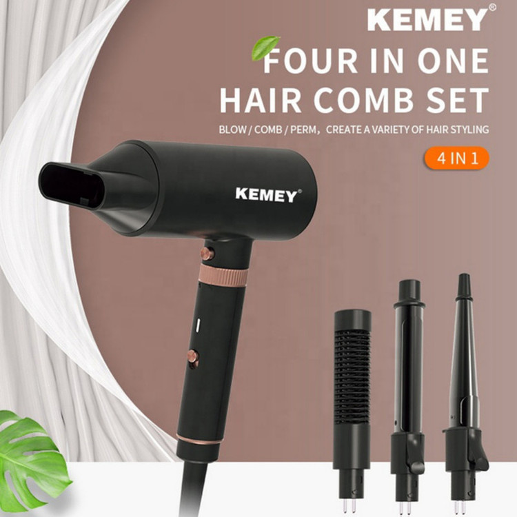 سشوار حرفهای 1600 وات کمی مدل KM-9203 4in1