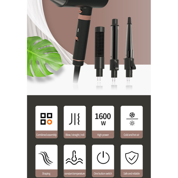 سشوار حرفهای 1600 وات کمی مدل KM-9203 4in1