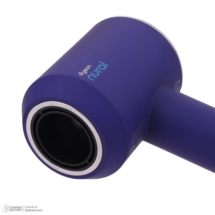 سشوار خانگی 220 وات دایسون مدل Supersonic hd16، موتور AC، وزن 2140 گرم، دارای سری برسدار گرد پهن، سری چرخشی، متمرکزکننده باریک، متمرکزکننده پهن، سری شانهدار با ویژگی صافکنندگی، با قابلیت باد سرد