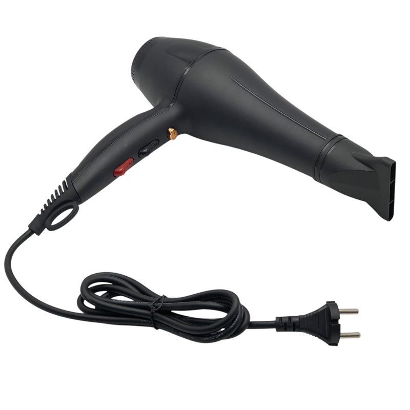 سشوار خانگی کنوود مدل KW-8990 با موتور AC، توان 9000 وات، تنظیمات دما و سرعت دو حالته، سری صافکننده و متمرکزکننده باریک، وزن 660 گرم
