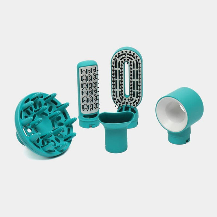 سشوار حرفهای 1500 وات انزو پروفیشینال مدل en-750، موتور DC، وزن 950 گرم، المنت سرامیک، دارای سری خشککن ملایم، دیسپانسر، سری برسدار تخت، سری برسدار گرد پهن، سری شانهدار با ویژگی فرکنندگی، صافکنندگی، حجمدهندگی، با قابلیت تنظیم دما