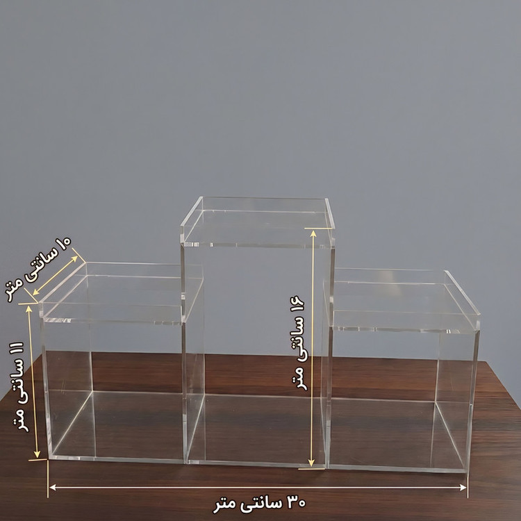 استند لوازم آرایشی مدل چندمنظوره پاروین پارس 6 محفظه کد AC-2T6