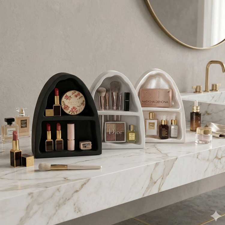استند لوازم آرایشی مدل رومیزی طرح Home