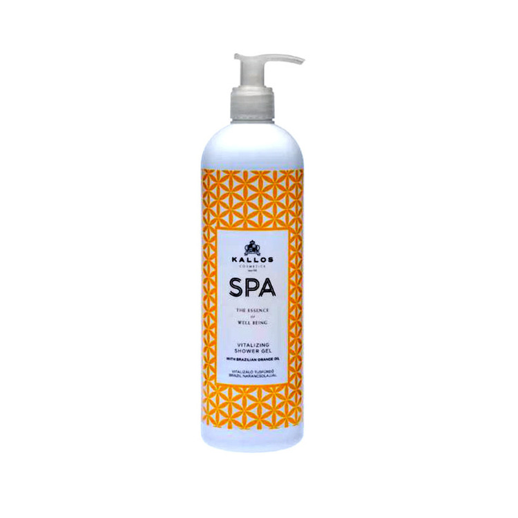 ژل شستشو بدن کالوس مدل SPA حجم 1000 میلیلیتر حاوی روغن پرتقال برزیلی با رایحه معتدل، مناسب انواع پوست