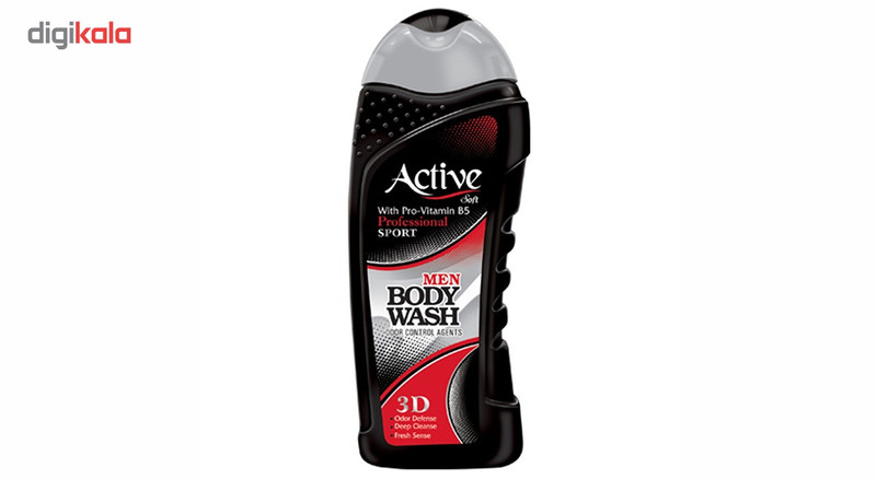 شامپو بدن مردانه اکتیو سری Sport مدل Black مقدار 700 گرم