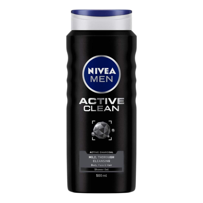 شامپو مو و بدن نیوآ مدل Active Clean حجم 500 میلی لیتر