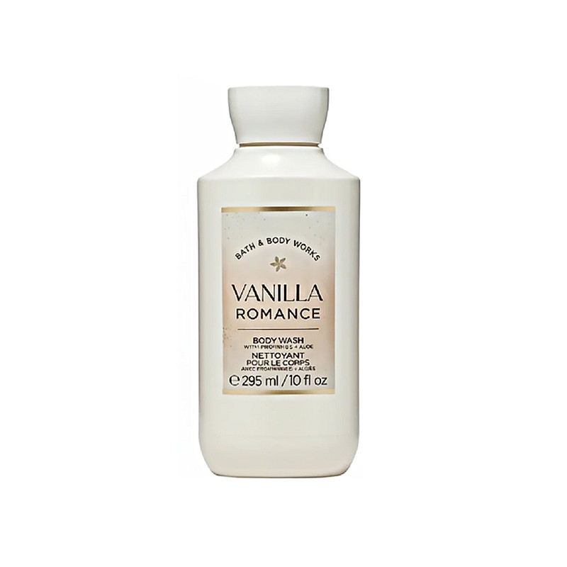شامپو بدن بس اند بادی ورکز مدل Vanilla Romance با رایحه گرم مناسب برای انواع پوست حجم 295 میلی‌لیتر