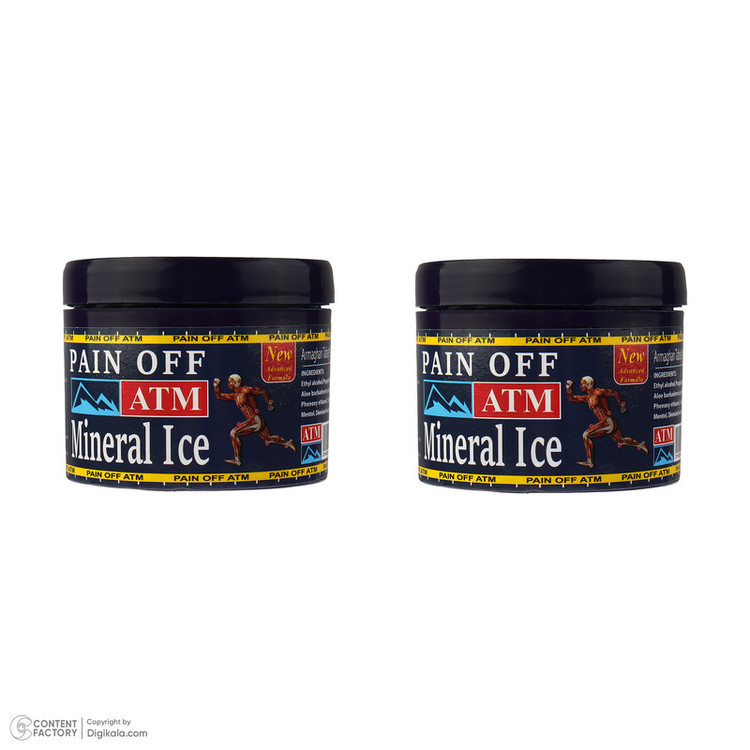 ژل خنککننده و ضد درد عضلات مینرال آیس بی ام اس مدل ICE حجم 200 میلیلیتر مجموعه 2 عددی، فرمول گیاهی بدون جذب کبدی، تسکین سریع درد و التهاب، محافظت از پوست و ضد خشکی، مناسب بانوان و آقایان