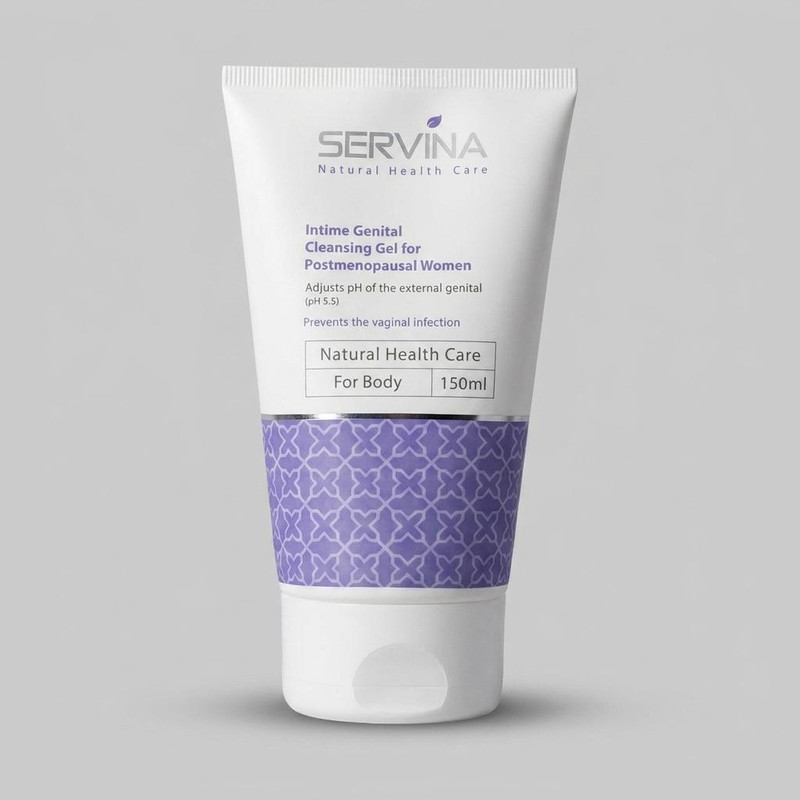ژل بهداشتی بانوان یائسه سروینا مدل Genital حجم 150 میلی لیتر