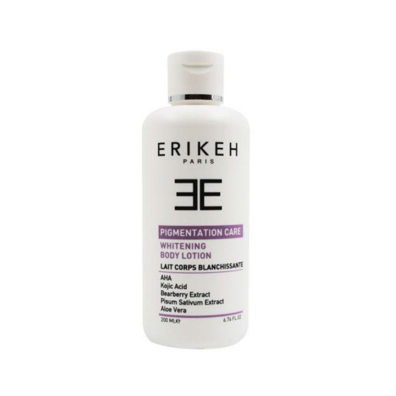 لوسیون بدن روشن کننده و ضد لک اریکه مدل Pigmentation Care حجم 200 میلیلیتر، حاوی عصاره آلوئهورا و بیربری، مناسب انواع پوست
