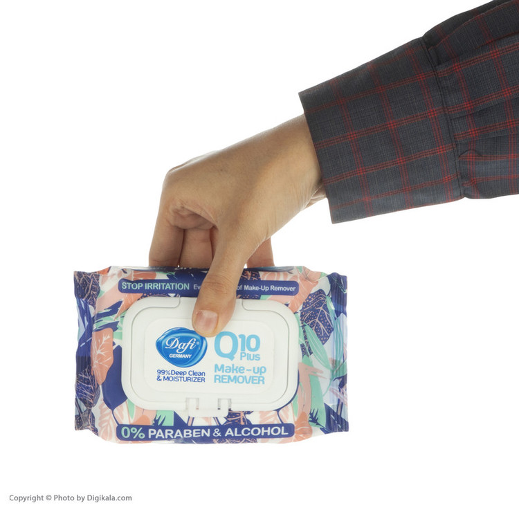 دستمال مرطوب دافی مدل Q10-STOP IRRITATION بسته 50 عددی