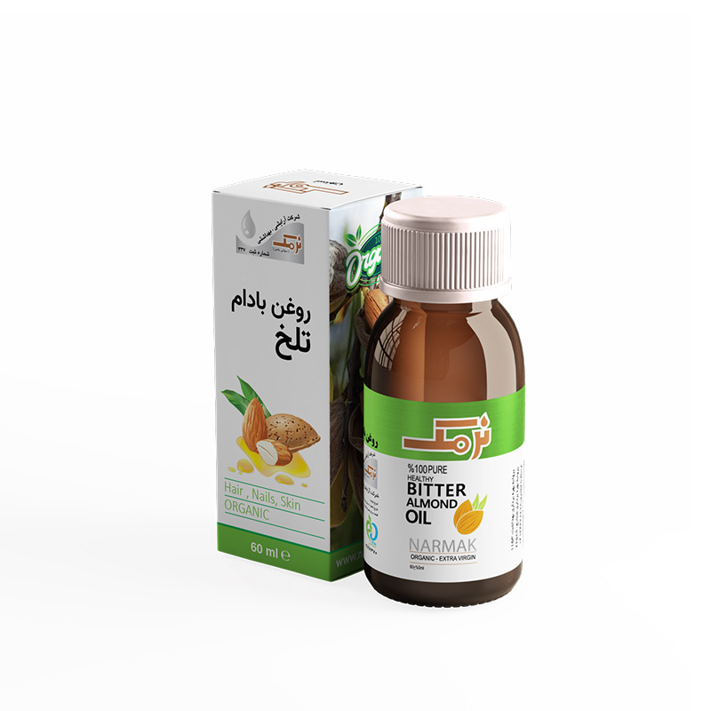 روغن بادام تلخ نرمک مدل 002 حجم 60 میلی لیتر