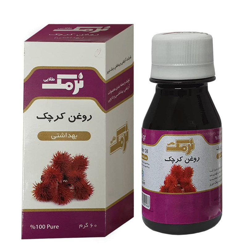 روغن کرچک نرمک طلایی مدل NT.109 حجم 60 میلی لیتر