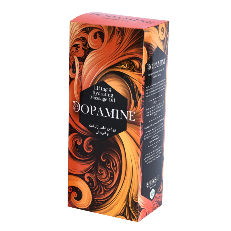 روغن ماساژ دوپامین مدل لیفت، آبرسان حجم 350 میلیلیتر، مرطوبکننده، ضد خشکی، ضد ورم و پف، با رایحه طبیعی و بدون سولفات و فرمالدئید