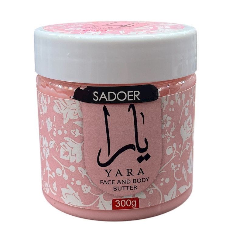 کره بدن سادور مدل یارا 300 گرم مناسب انواع پوست با خاصیت مرطوبکنندگی، ضد حساسیت، ضد آفتابسوختگی، جمعکننده منافذ و ضد لک