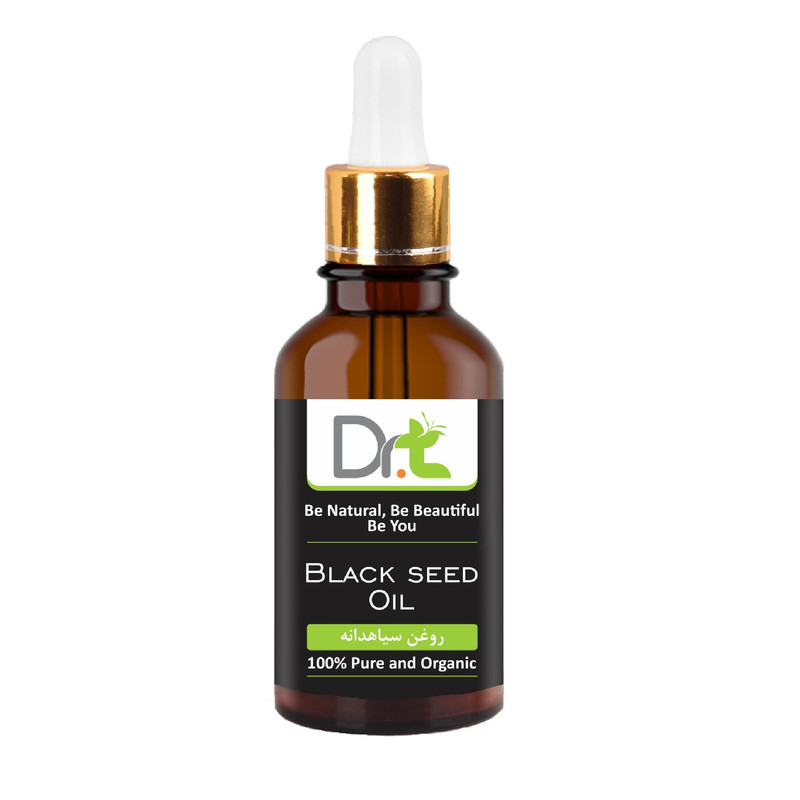 روغن مدل سیاهدانه بدن دکترتی حجم 50 میلی‌لیتر، نرم‌کننده طبیعی پوست، ضدالتهاب و آنتی‌اکسیدان، تقویت‌کننده مو، مناسب کنترل درد آرتروز و روماتیسم