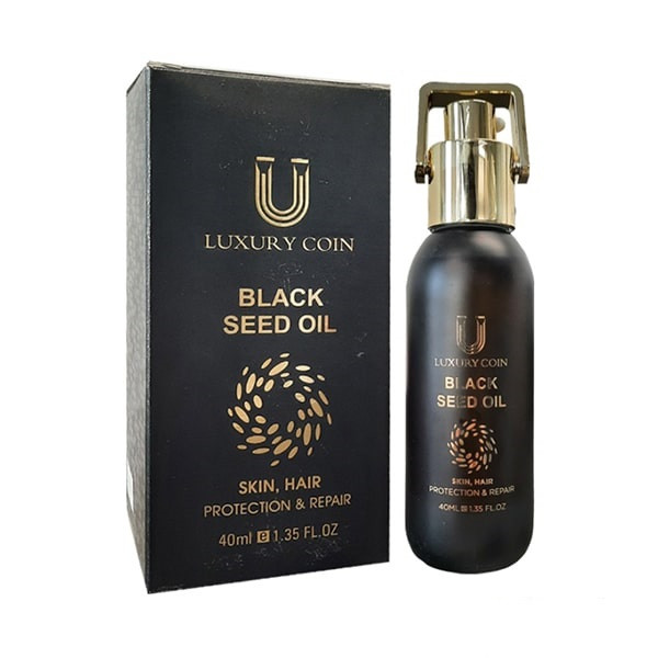 روغن بدن لاکچری کوین مدل سیاه دانه حجم 40 میلی‌لیتر