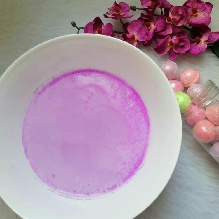 کوکتل نمک حمام مدل M وزن 400 گرم مجموعه 6 عددی