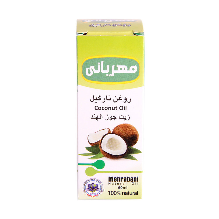 روغن نارگیل مهربانی کد 809 حجم 60 میلی لیتر