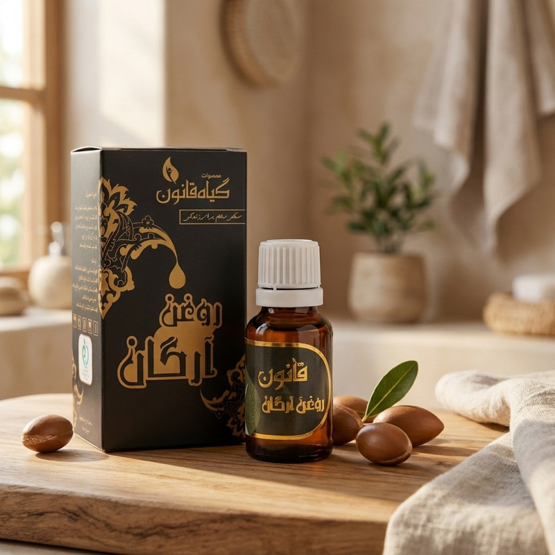 روغن آرگان گیاه قانون حجم 18 میلیلیتر رفع چین و چروک، آبرسان پوست، مناسب انواع پوست خشک و چرب و حساس