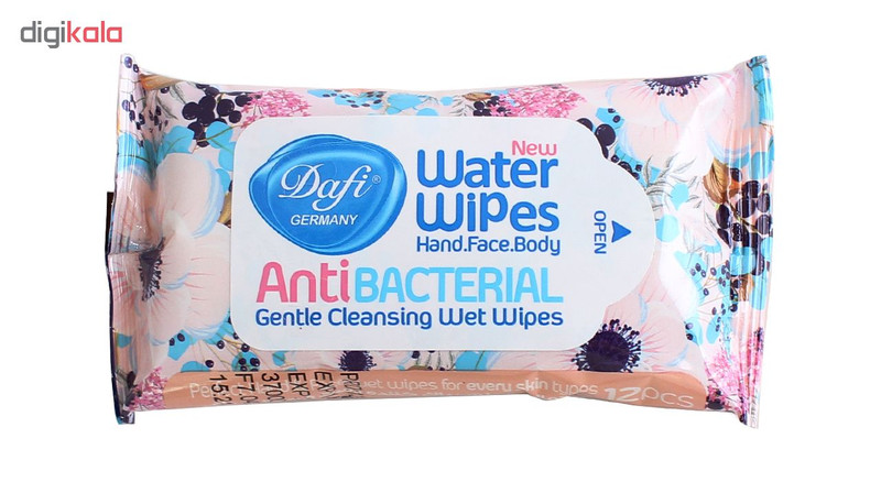 دستمال مرطوب دافی مدل Anti Bacterial n بسته 2 عددی