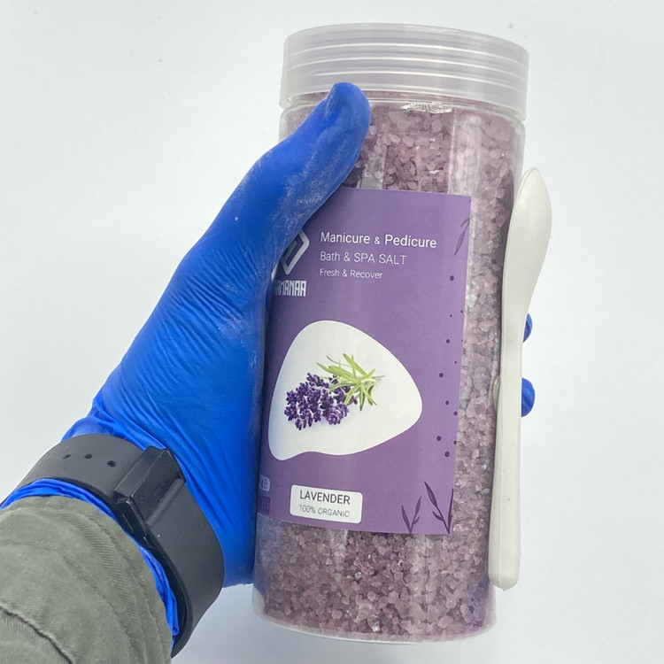 نمک حمام هامانا مدل Lavender وزن 900 گرم