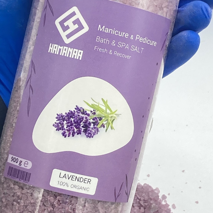 نمک حمام هامانا مدل Lavender وزن 900 گرم