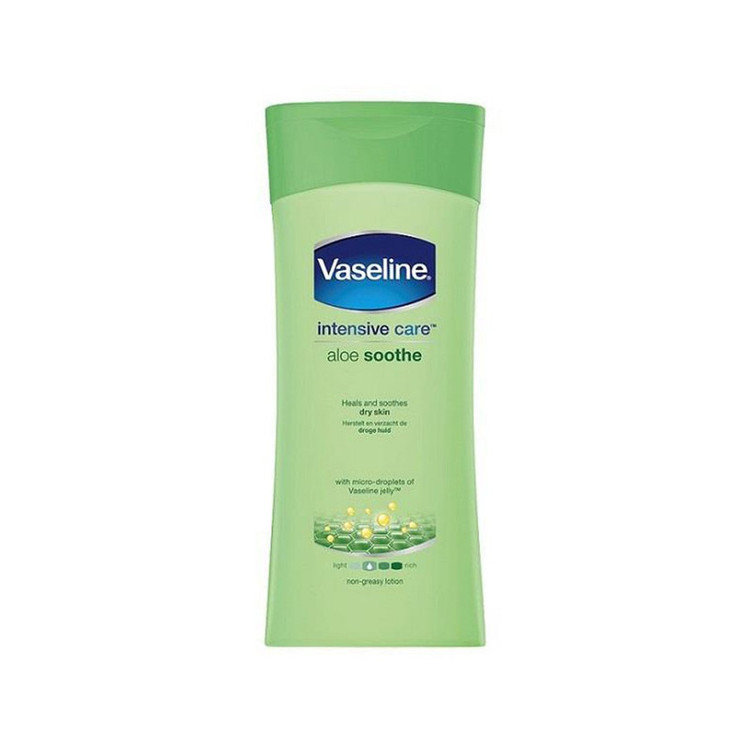 لوسیون بدن وازلین مدل Aloe Soothe حجم 200 میلی لیتر